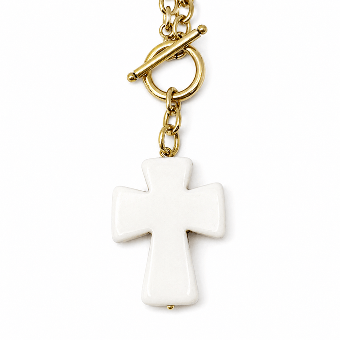 Antique Gold / Off White / 16.5"