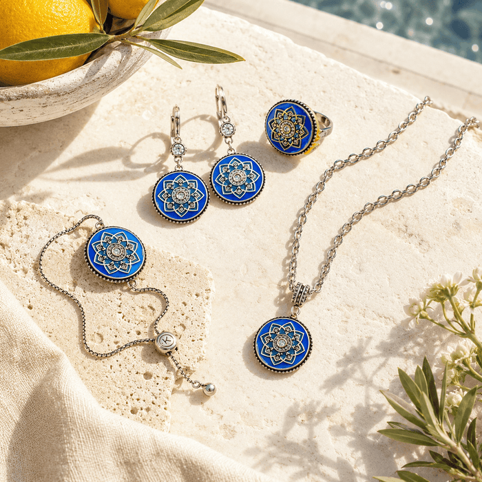 I Am Enough Mandala Adjustable Chain Bracelet