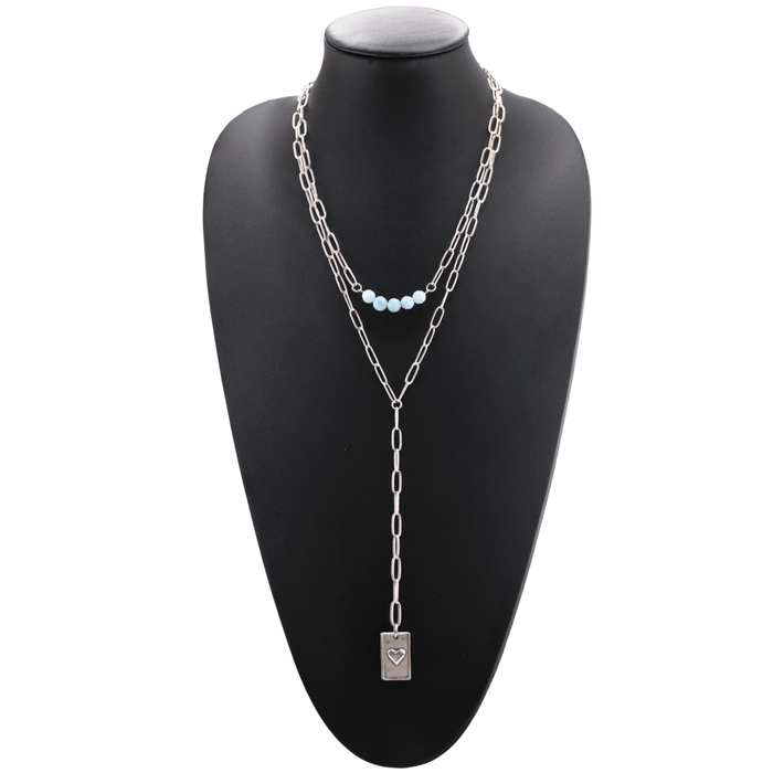 Aquamarine / Silver
