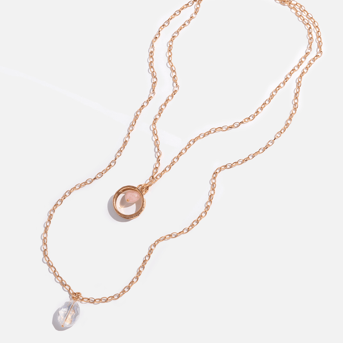 Antique Gold with Clear AB Crystal