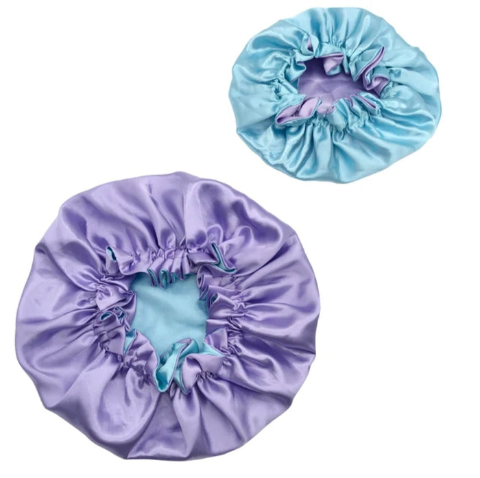 Kids Soft Elastic Satin Bonnet MunSeyaa'n Collective