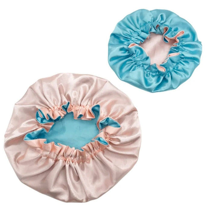 Kids Soft Elastic Satin Bonnet MunSeyaa'n Collective