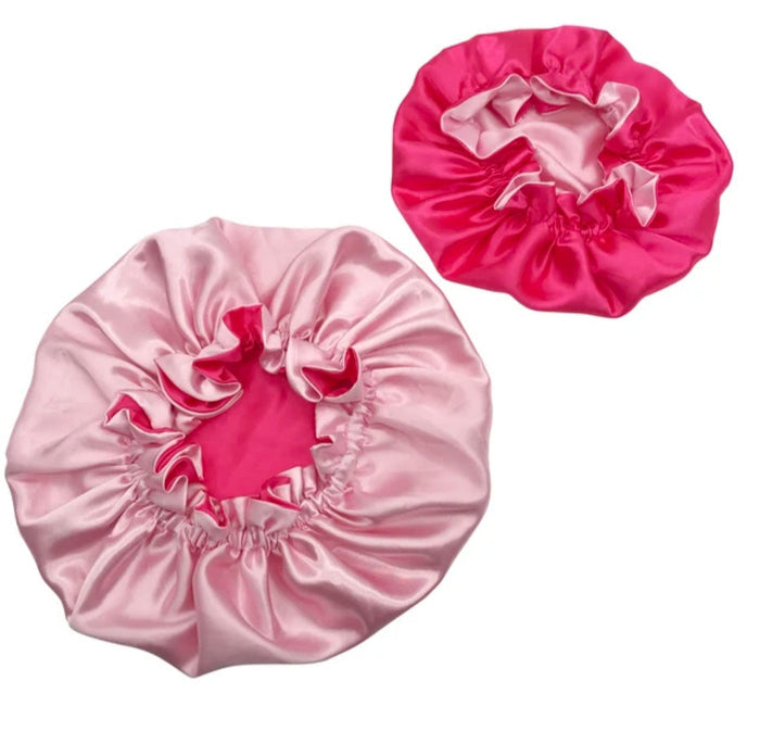 Kids Soft Elastic Satin Bonnet MunSeyaa'n Collective