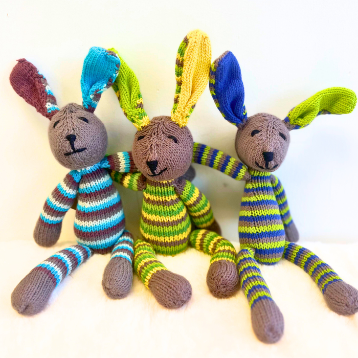 Baby Knit Buddy  | 3 Bunny Gift Set finn + emma