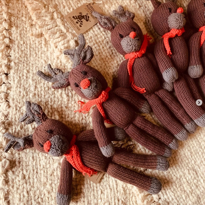 Baby Knit Buddy  | Juniper the Reindeer finn + emma