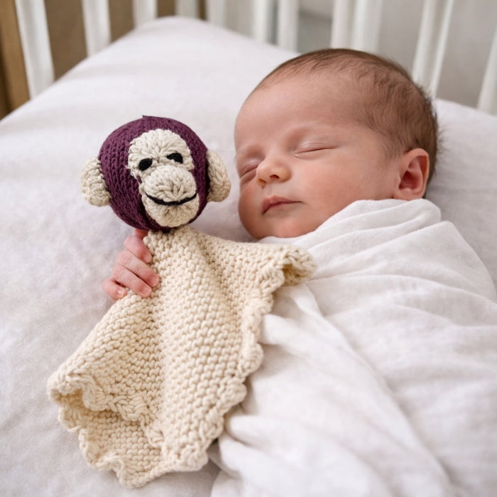 Baby knit lovie | Amos the Monkey finn + emma