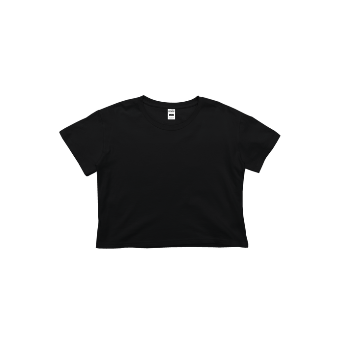 Ladies Premium Cotton Crop Tee