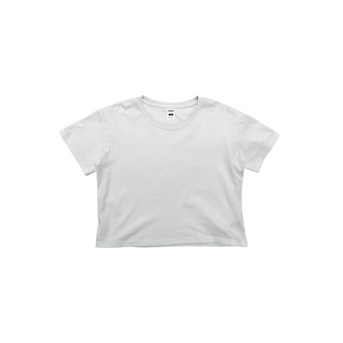 Ladies Premium Cotton Crop Tee