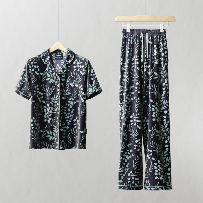 Ladies Pyjamas Set Eucalyptus