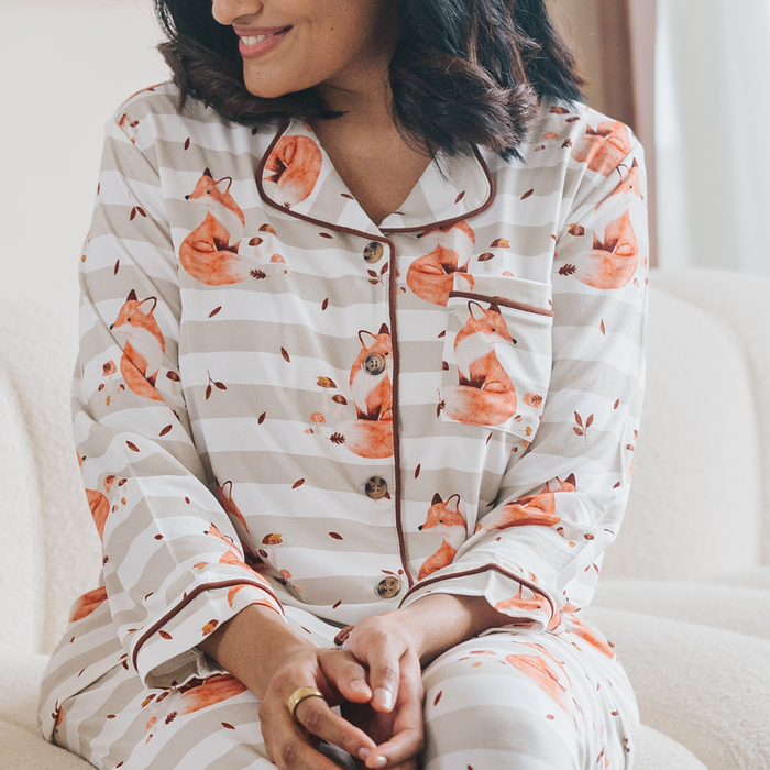 Ladies Pyjamas Set Fox Cub