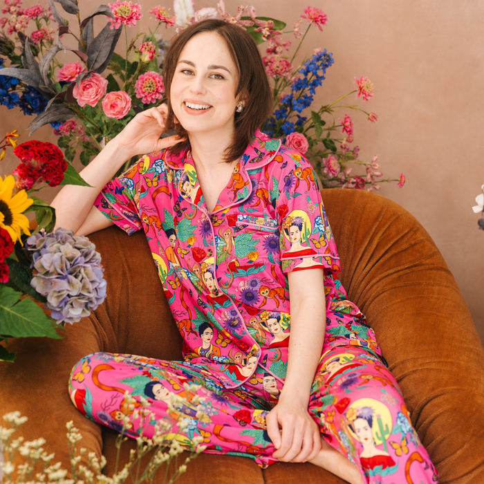 Ladies Pyjamas Set Frida Fiesta de Colores