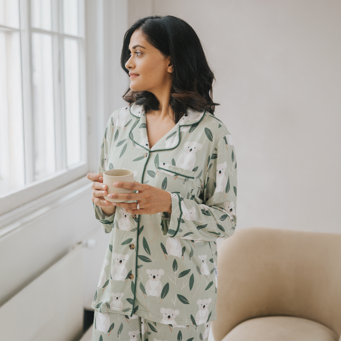 Ladies Pyjamas Set Koala Long Sleeve