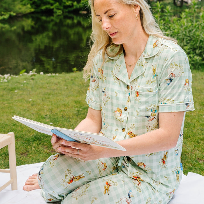 Ladies Pyjamas Set Peter Rabbit Hill Top Friends