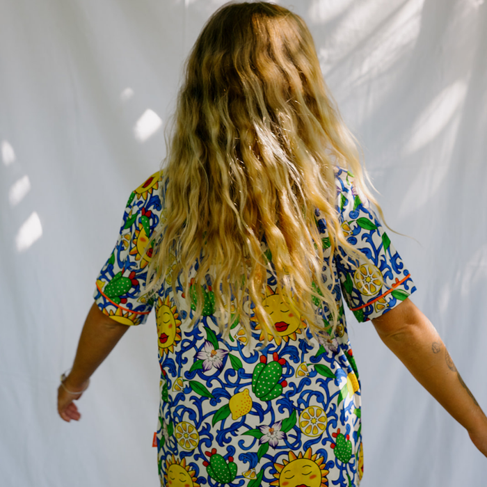 Ladies Pyjamas Set Sicilian Summer (Design Challenge Winner 2025)