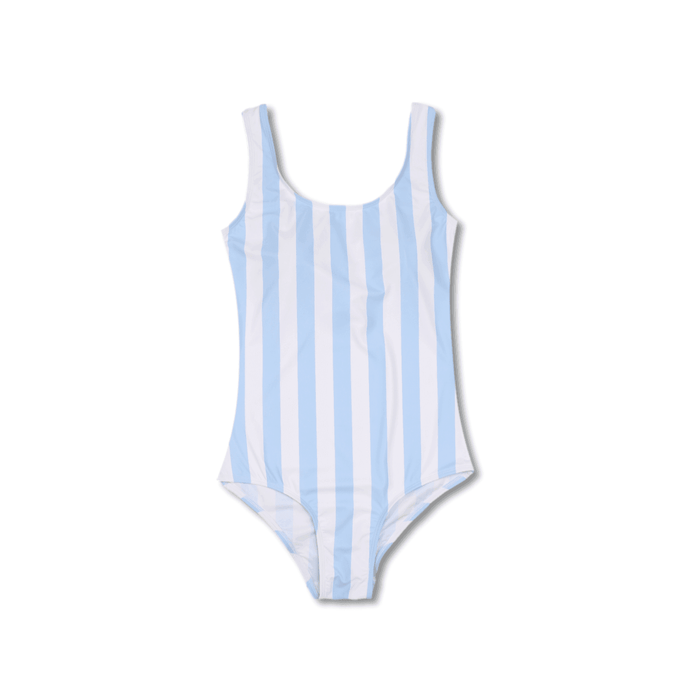 Ladies Swimsuit Stripes - Zipster