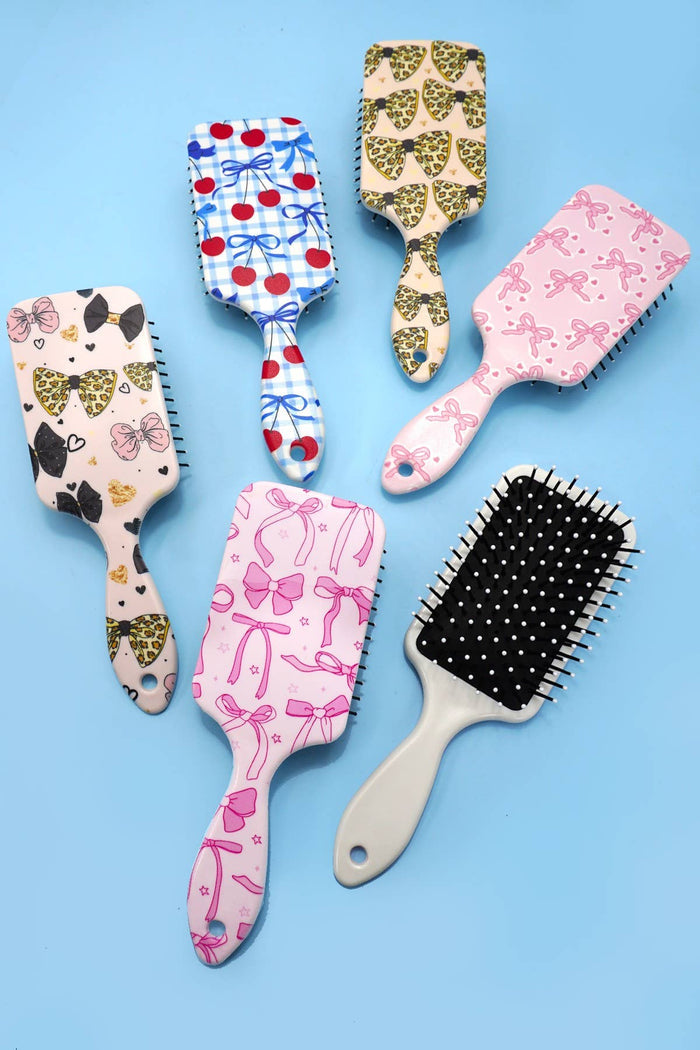 LARGE DETANGLE PADDLE HAIR BRUSH COMB | 40HC100: HEART A