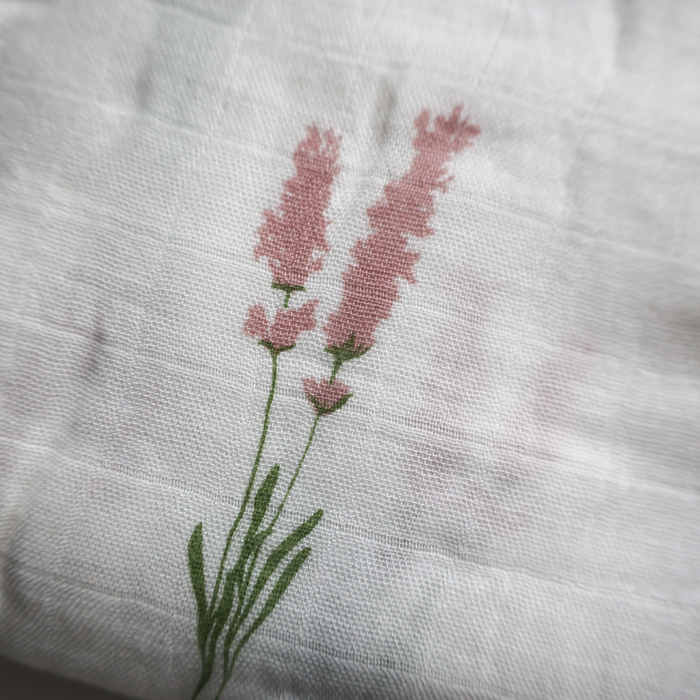 Lavender Large Muslin Blanket
