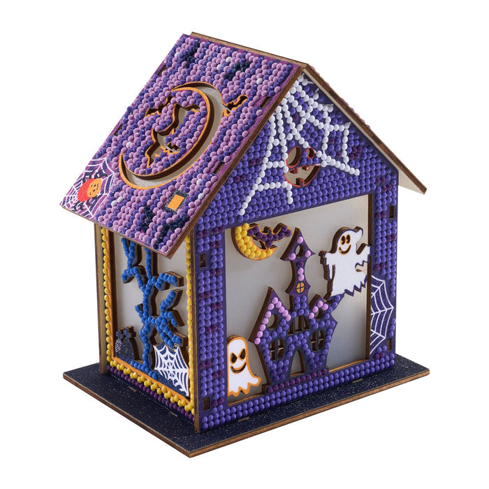 LED 3D Halloween House - Diamond Art Club DIY Kit