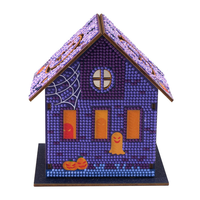 LED 3D Halloween House - Diamond Art Club DIY Kit