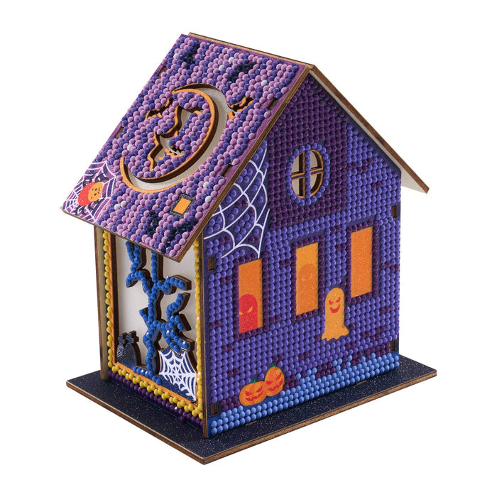 LED 3D Halloween House - Diamond Art Club DIY Kit