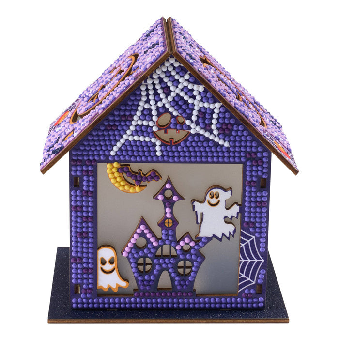 LED 3D Halloween House - Diamond Art Club DIY Kit