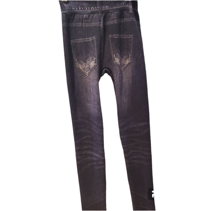 Legging style jeans noir