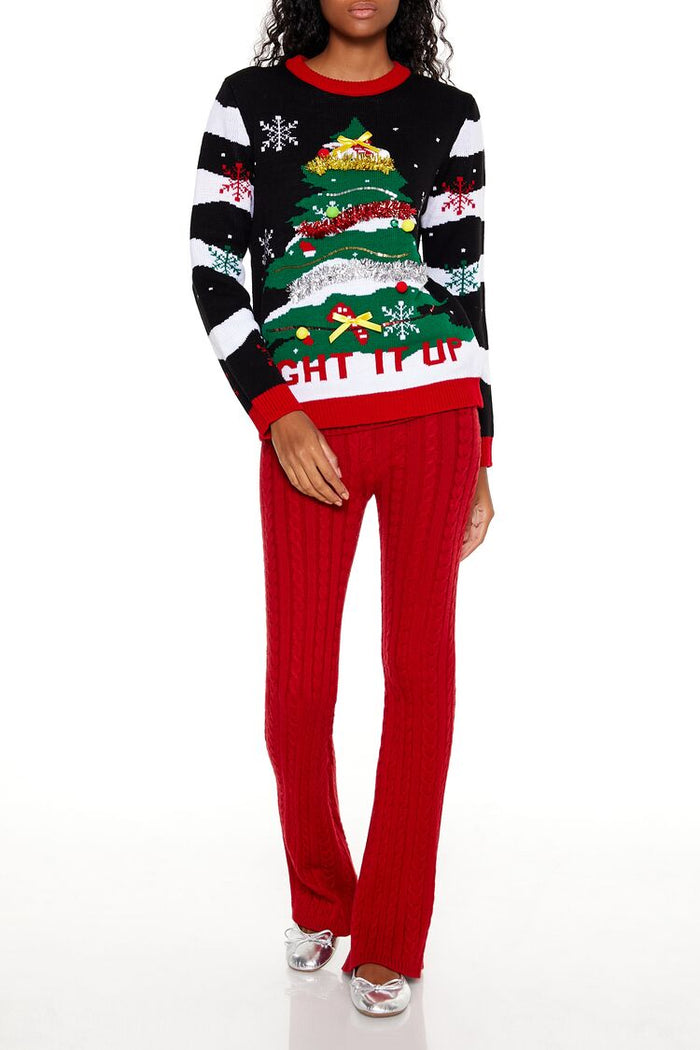 Light It Up Christmas Tree Sweater