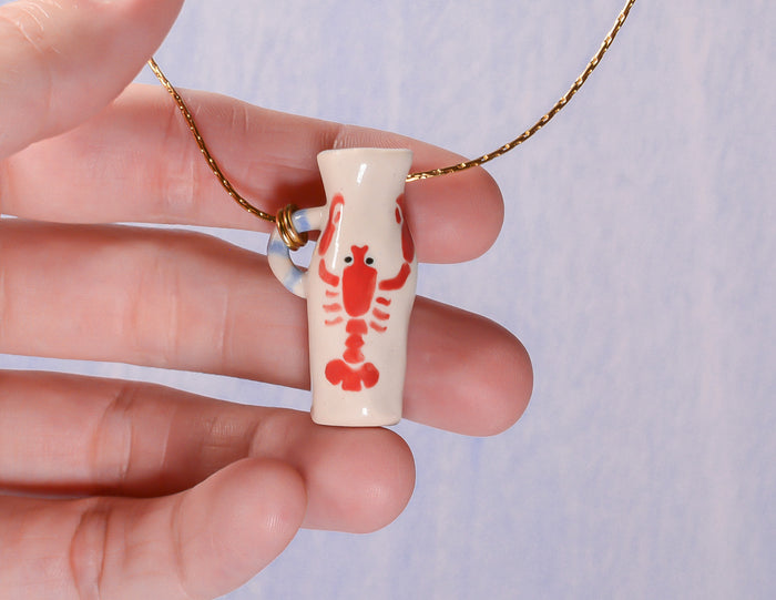 Lobster Vase Necklace