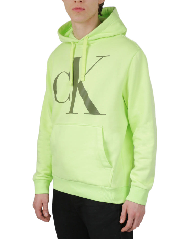 Long Sleeves Monogram Fleece Hoodie