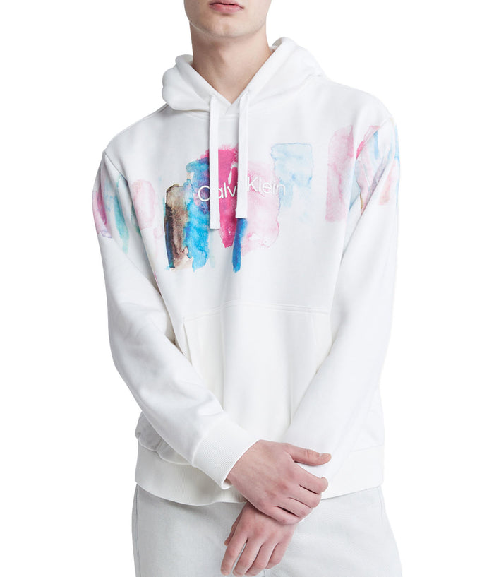 Long Sleeves Painted Logo Po Hood