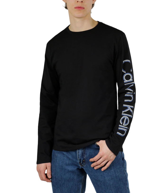 Long Sleeves Vertical Retro Tee