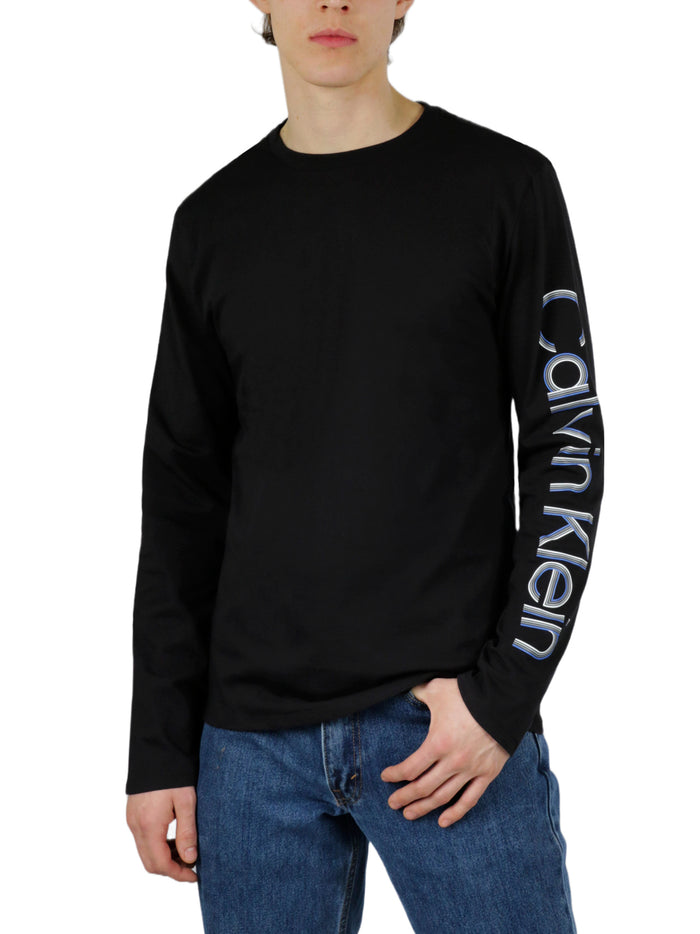 Long Sleeves Vertical Retro Tee