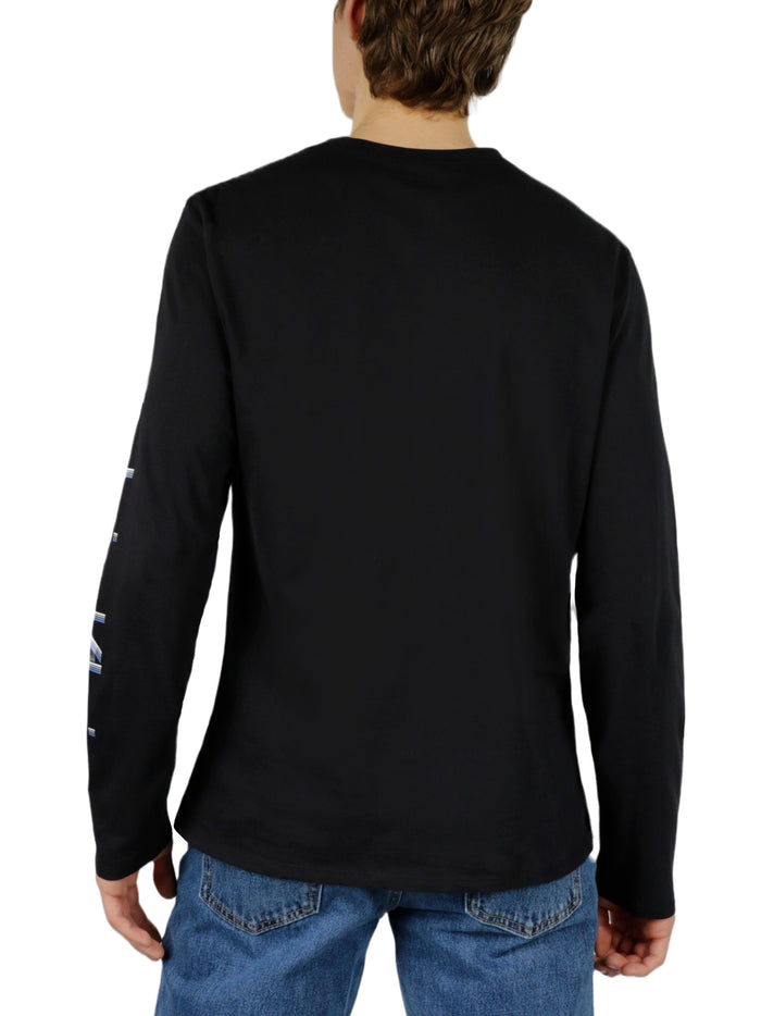 Long Sleeves Vertical Retro Tee