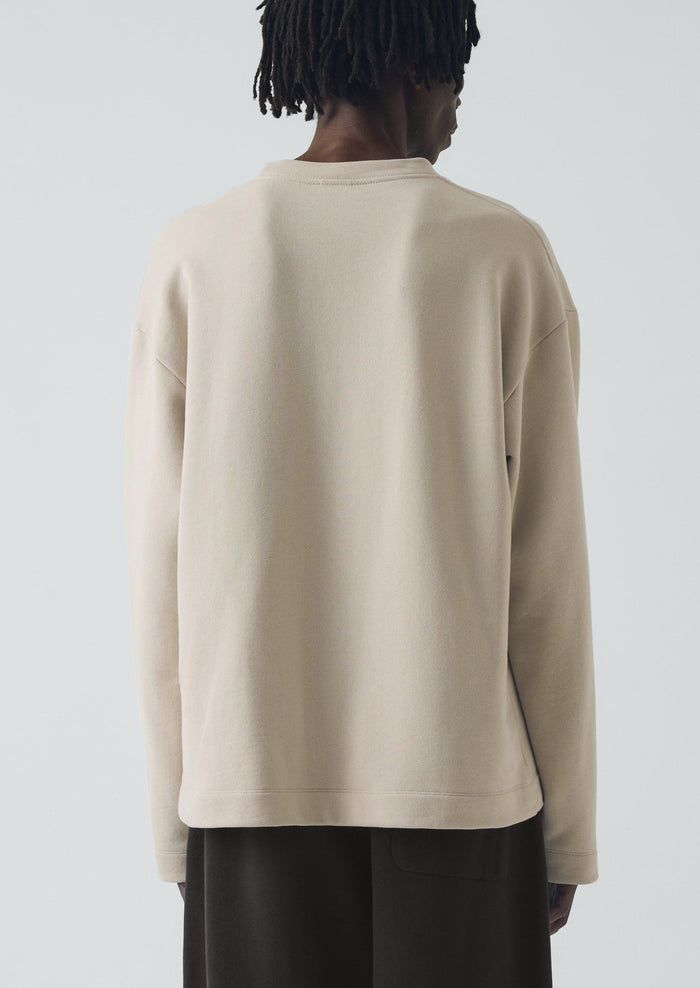 Loopback Jersey Sweatshirt | Oat Grey