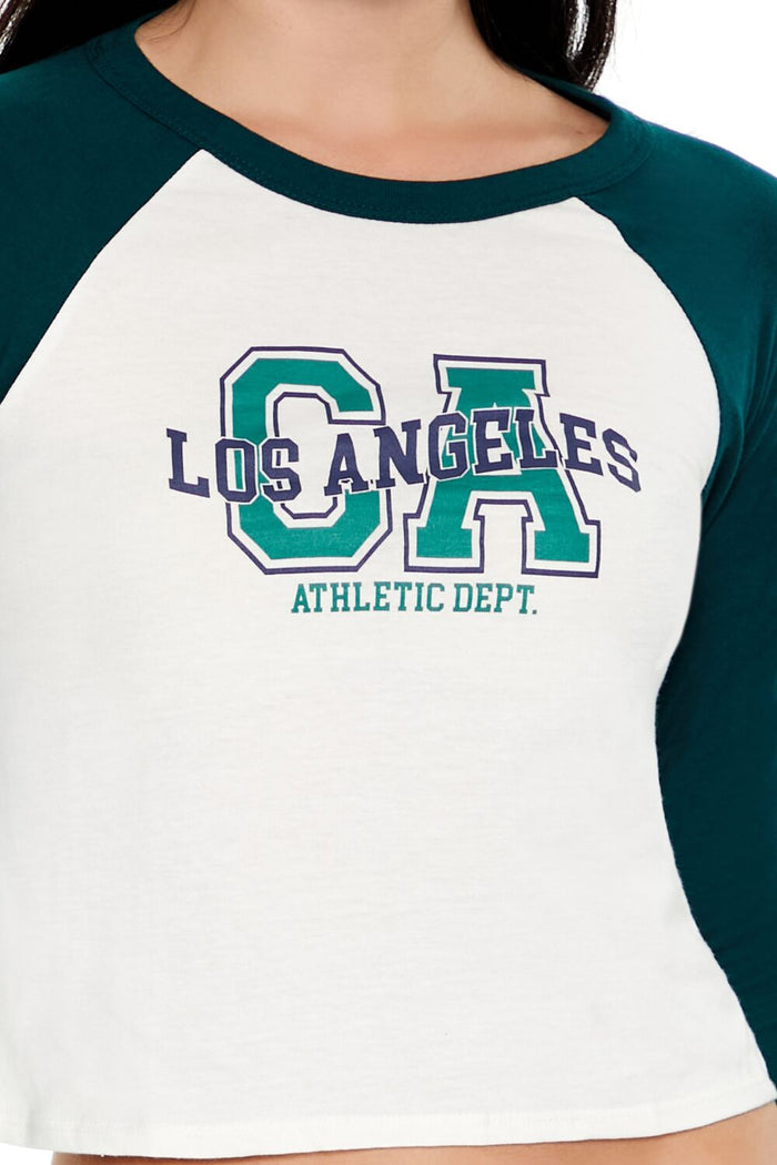 Los Angeles Cropped Raglan Tee