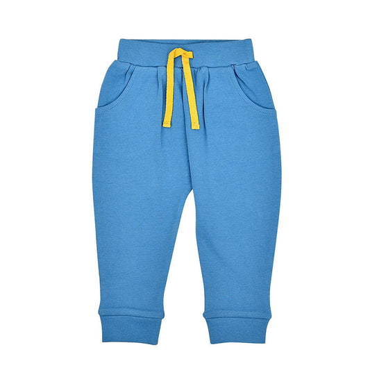 Baby lounge pants | ripple blue finn + emma