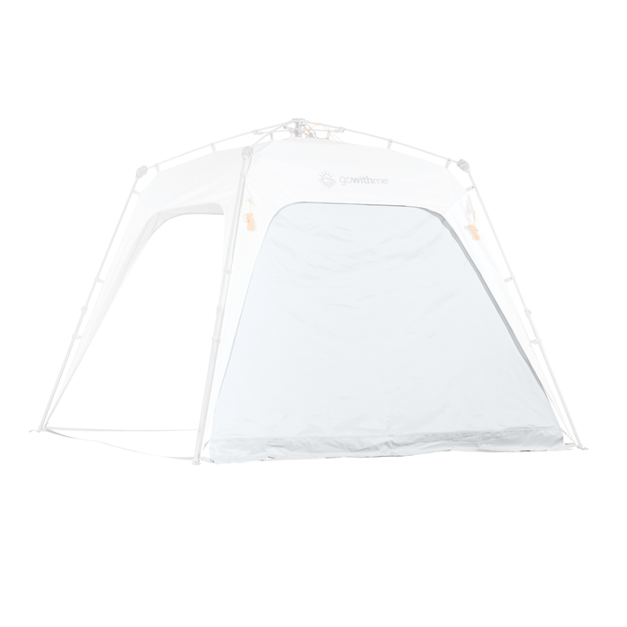 Go With Me Luxe Cabana Extra Panel - Silver White - Baby Delight