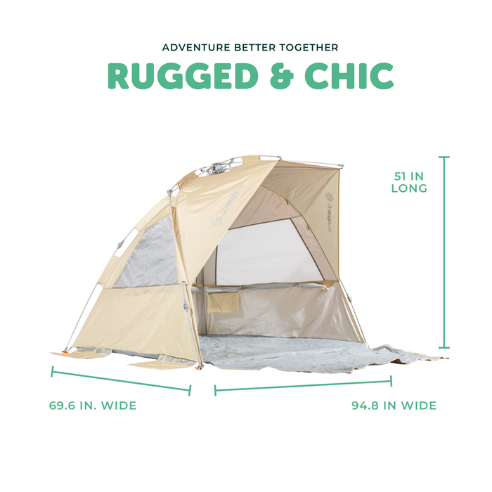 Luxe Sun Shelter Half Tent - Baby Delight