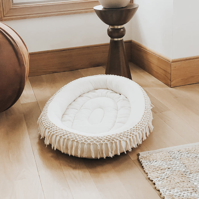 Baby Macrame Lounge Mat & Play Gym Bundle finn + emma