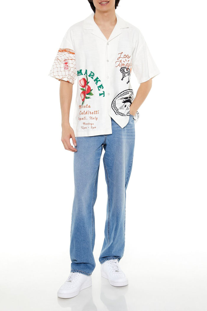 Market Motif Graphic Shirt