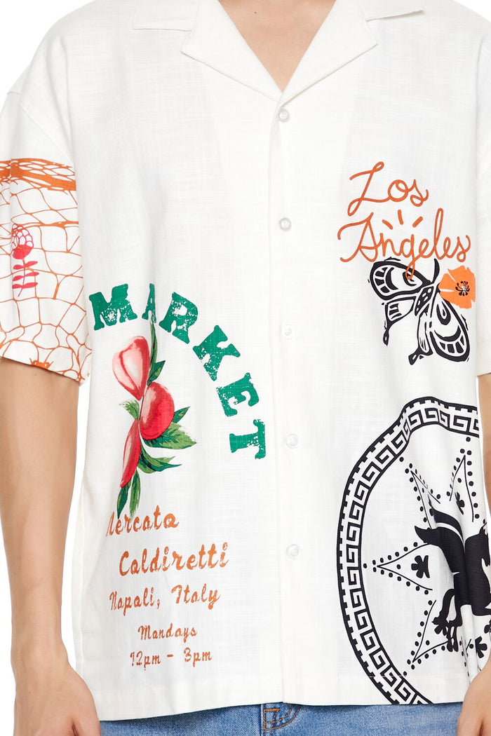 Market Motif Graphic Shirt