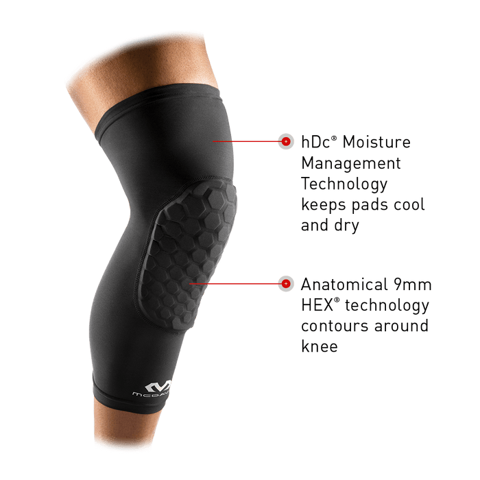 McDavid HexTM Leg Sleeves - Black (Pair)