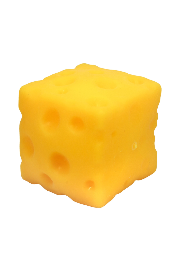 Medium Cheese Cube Dough Fill Squish Toy