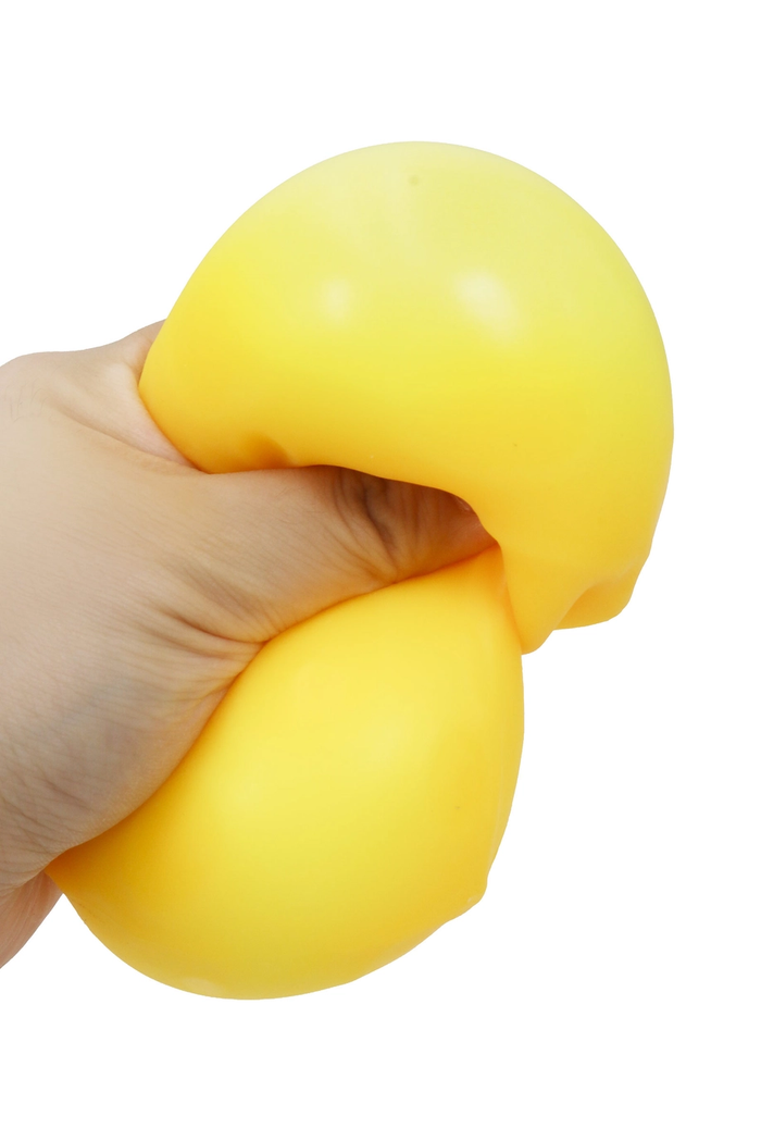 Medium Cheese Cube Dough Fill Squish Toy