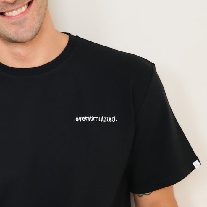 Men's Bamboo T-Shirt Overtstimulated