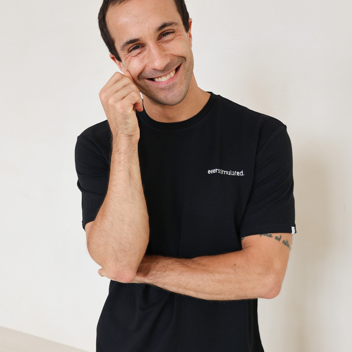 Men's Bamboo T-Shirt Overtstimulated