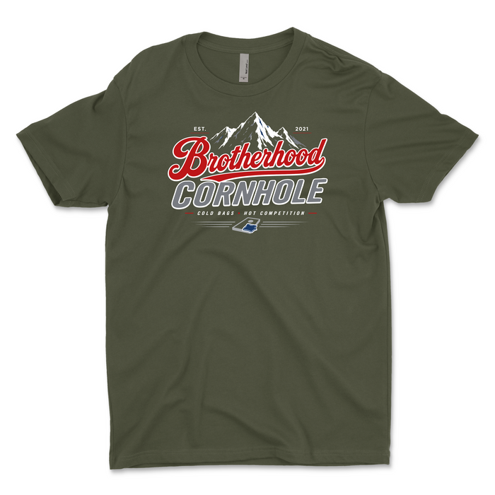 Men's Brotherhood Cornhole "Cold Bags" T-Shirt