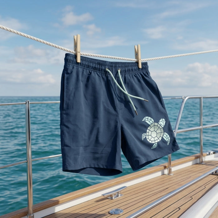 Mens Swimming Trunks Turtles