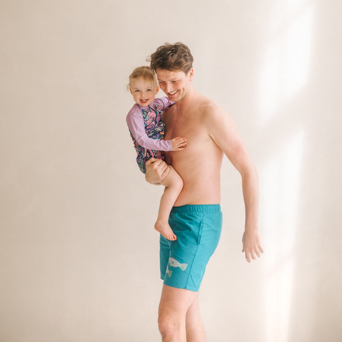 Mens Swimming Trunks Weird Fishes