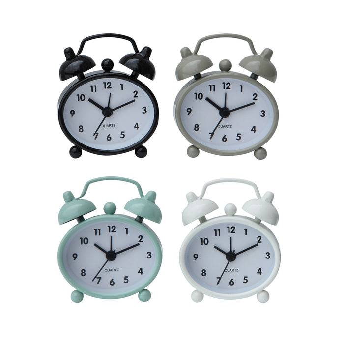 Metal Alarm Clock, 4 Colors
